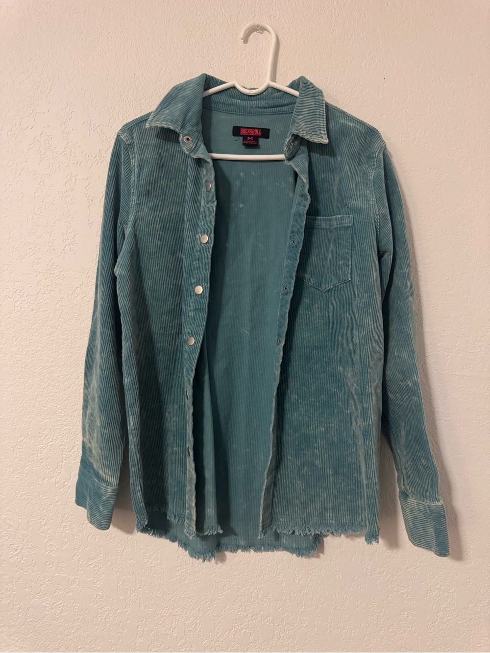 Rock Revival Teal Corduroy Teddy Jacket